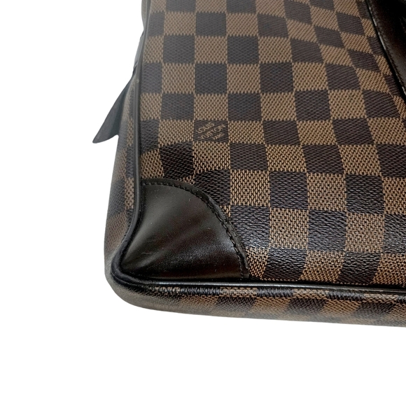 Louis Vuitton Damier Ebene Porte-Documents Voyage Leather Briefcase Hand… - Picture 12 of 16